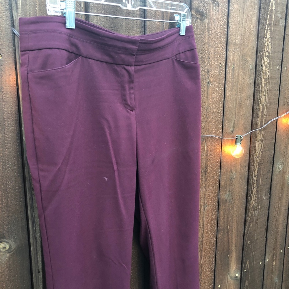 Maroon dress pants, LOFT Outlet, Size 8 Petite